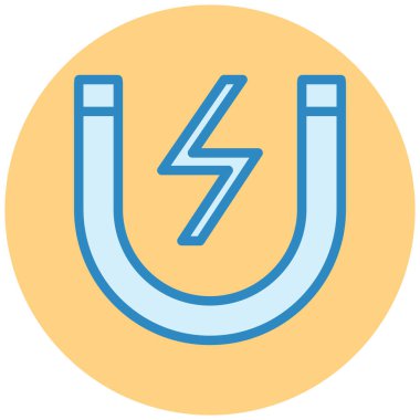 Güç. Web simgesi basit illüstrasyon
