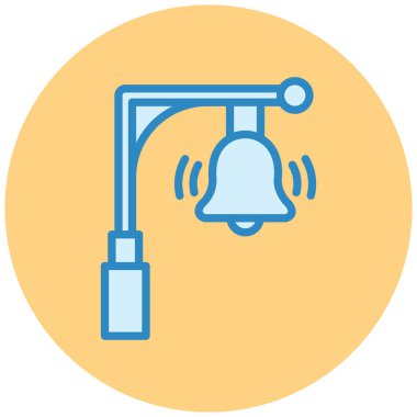 Alarm! Web simgesi basit illüstrasyon