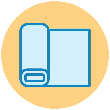 Kitap. Web simgesi basit illüstrasyon