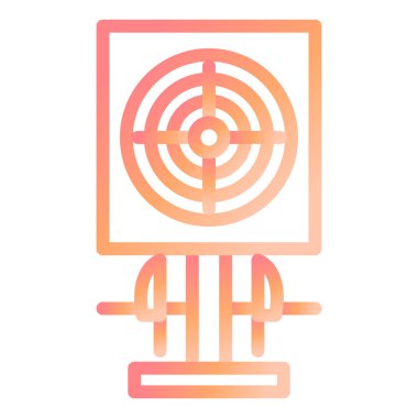 hedef simge vektör illüstrasyonu