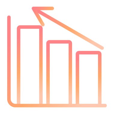 Bar çizelgesi. Web simgesi