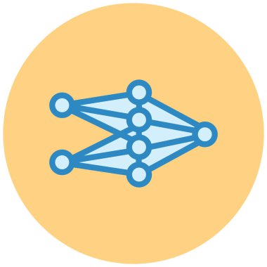 şebeke. Web simgesi basit illüstrasyon