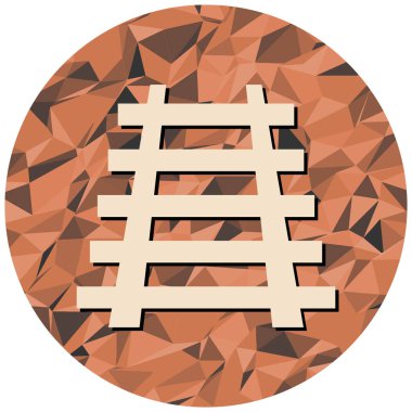 Kolayca değiştirilebilen ya da düzenlenebilen tek bir izole vektör simgesinin çizimi