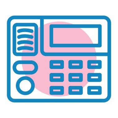 hesap makinesi simgesi vektör illüstrasyonu