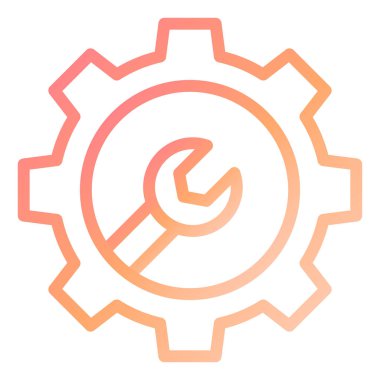 Ayarlar vektör simgesi düzenlenebilir