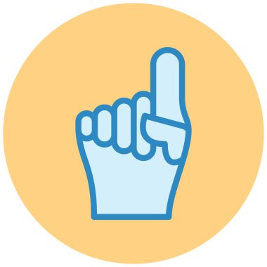 Elini ver. Web simgesi basit illüstrasyon