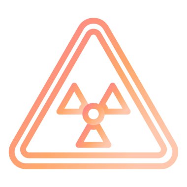 Tehlike. Web simgesi basit illüstrasyon 