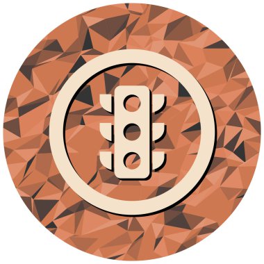 Modern yol simgesinin vektör illüstrasyonu