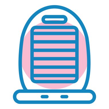 Modern bir b yoksunluğunun vektör illüstrasyonu