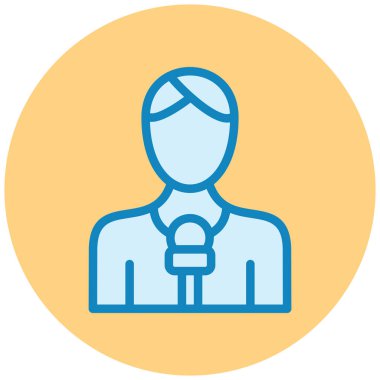 avatar. Web simgesi basit illüstrasyon