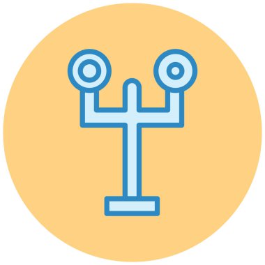 Yol işareti simgesinin vektör illüstrasyonu