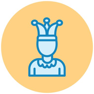 avatar. Web simgesi basit illüstrasyon