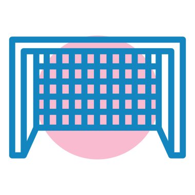 Tenis kortu. Basit resimleme