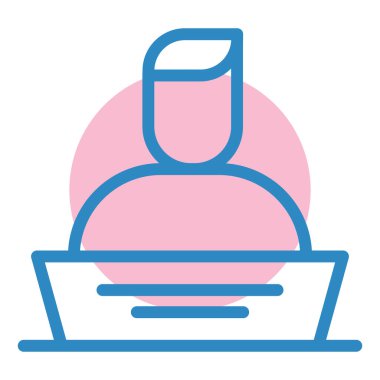 Askeri bıçak ikonu. vektör illüstrasyonu