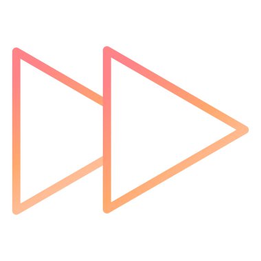 İleri doğru not al. Web simgesi basit illüstrasyon 