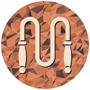 Tek kanca simgesinin vektör illüstrasyonu