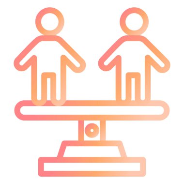 İnsan Hakları Kanunu. Web simgesi basit illüstrasyon 