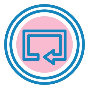  ok simgesi vektör illüstrasyonu