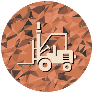 Bir yükleyici simgesinin vektör illüstrasyonu