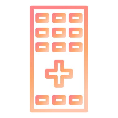 Hastane simgesi vektör tasarım şablonu