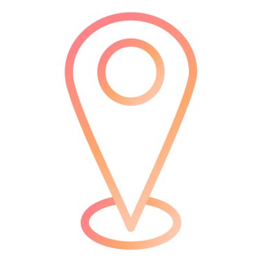 Adresi ver. Web simgesi basit illüstrasyon 