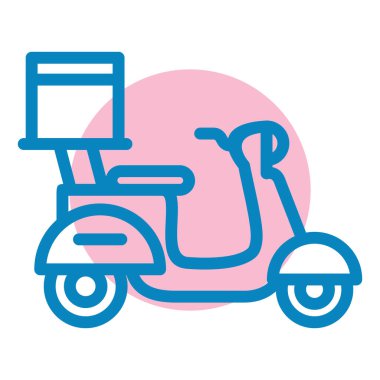 Mobilet. Web simgesi basit illüstrasyon