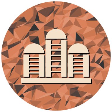 Moda tarzı izole edilmiş arkaplan oluşturma simgesi