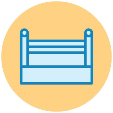 Sandalye. Web simgesi basit illüstrasyon