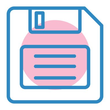 dosya biçimi simgesi, vektör illüstrasyonu