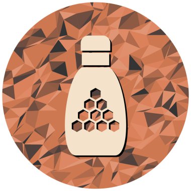 Bir parfüm şişesinin vektör çizimi