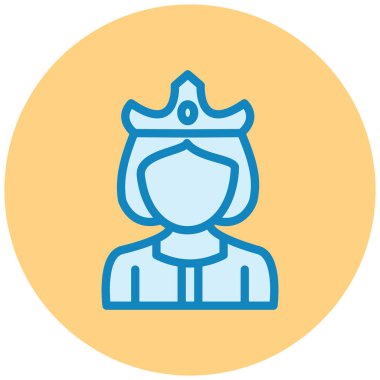 avatar vektör düz simge