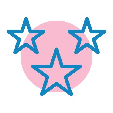 Yıldız düz vektör simgesi