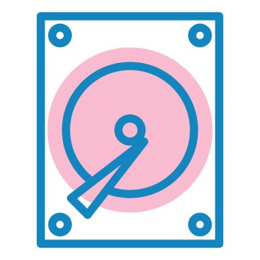 Müzik. Web simgesi basit illüstrasyon