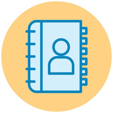 Kitap. Web simgesi basit illüstrasyon