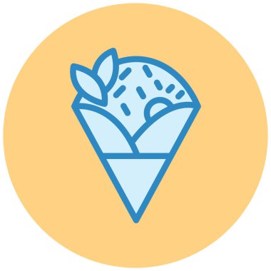 Gıda simgesinin vektör illüstrasyonu