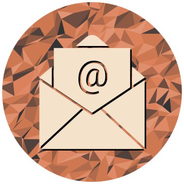 posta simgesi, vektör illüstrasyonu