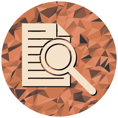 Büyüteç simgesi. vektör illüstrasyonu