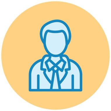 avatar. Web simgesi basit illüstrasyon