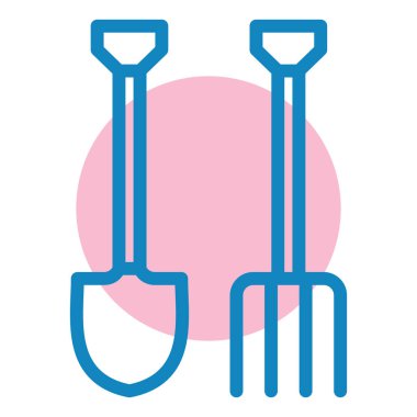 Kürek. Web simgesi basit tasarım