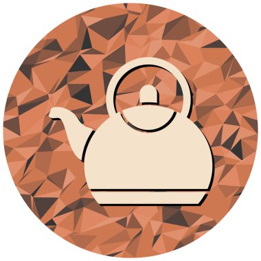 tea pot icon. flat illustration of teapot vector icons for web