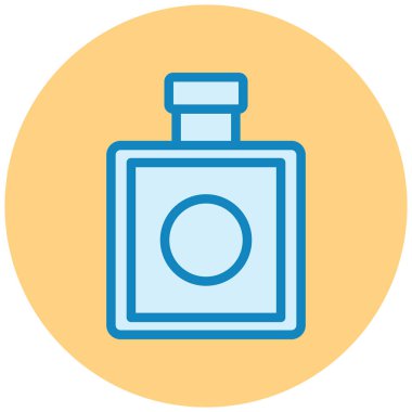 Parfüm. Web simgesi basit illüstrasyon
