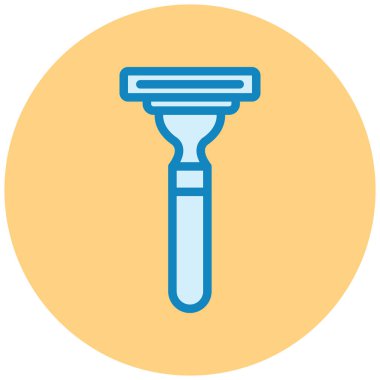 Ustura. Web simgesi basit tasarım