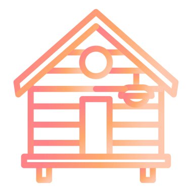 ev vektörü simgesi modern illüstrasyon