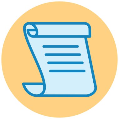 Dosya. Web simgesi basit illüstrasyon