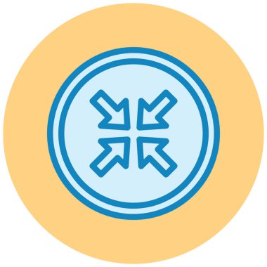 Ok. Web simgesi basit illüstrasyon