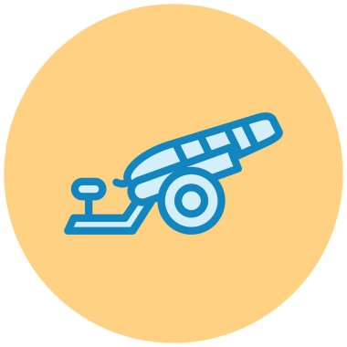 Gördüm. Web simgesi basit illüstrasyon