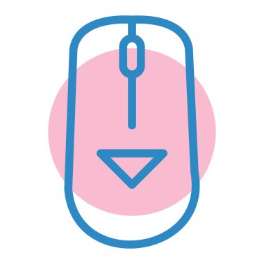 Fare. Web simgesi basit illüstrasyon