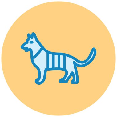 Kaplan. Web simgesi basit illüstrasyon