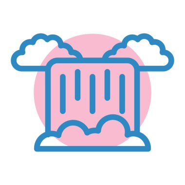 Bulut deposu. Web simgesi