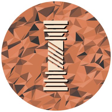 Basit vektör illüstrasyonu, web simgesi 